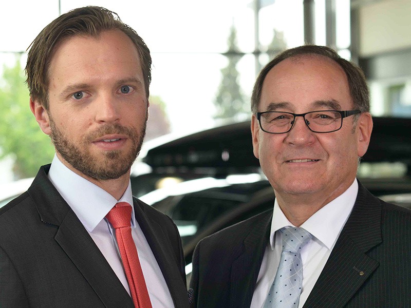 Die Geschäftsführer Elmar und Hermann Jäckle