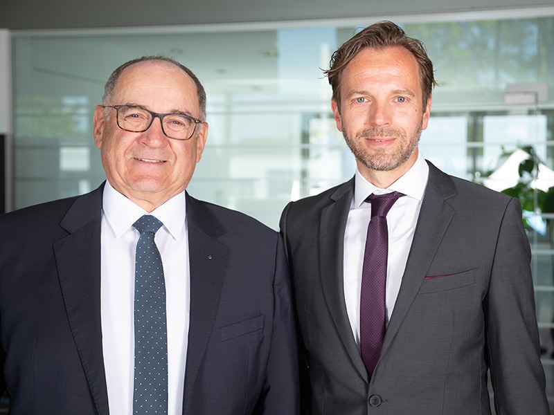 Die Geschäftsführer Elmar und Hermann Jäckle